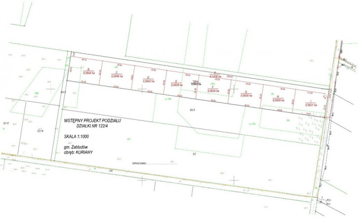 Działka Sprzedaż Kuriany 7